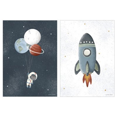 Little Dutch Plakát Vesmír A3