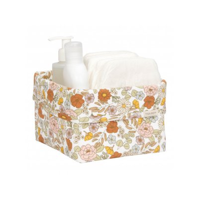 Little Dutch Textilní košík malý - Vintage Kytičky - obrázek
