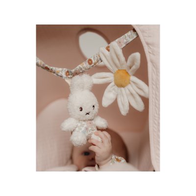 Little Dutch Miffy Řetěz na kočárek - Vintage Kytičky - obrázek