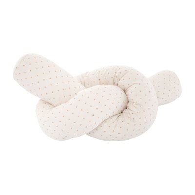 Träumeland válec do postýlky - Twister beige - obrázek