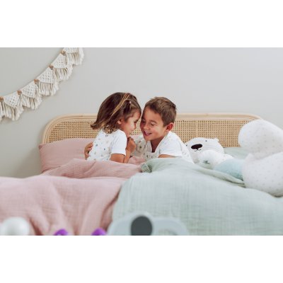 Träumeland povlečení GOTS 140/200 + 70/90 - Grün - obrázek