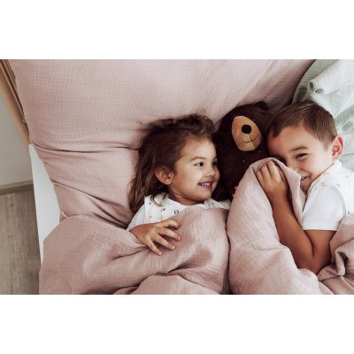 Träumeland povlečení GOTS 100/135 + 40/60 - Rosa - obrázek