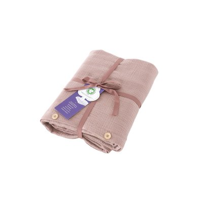 Träumeland povlečení GOTS 140/200 + 70/90 - Rosa - obrázek