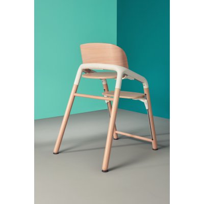 Bugaboo Giraffe Rostoucí židlička - Neutral Wood/White - obrázek