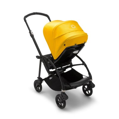 Bugaboo Bee6 Kompletní kočárek - Black/Black/Lemon Yellow - obrázek