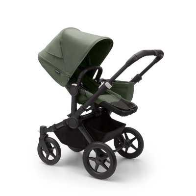 Bugaboo Donkey5 Kompletní kočárek Mono - Black/Forest Green/Forest Green - obrázek