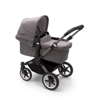 Bugaboo Donkey5 Kompletní kočárek Mono - Graphite/Grey Melange/Grey Melange - obrázek