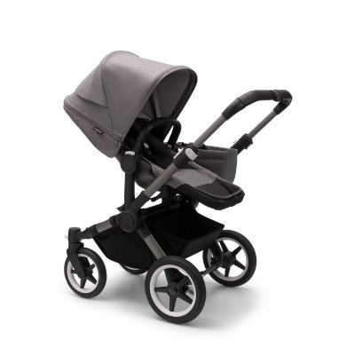 Bugaboo Donkey5 Kompletní kočárek Mono - Graphite/Grey Melange/Grey Melange - obrázek