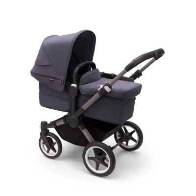 Bugaboo Donkey5 Kompletní kočárek Mono - Graphite/Stormy Blue/Stormy Blue - obrázek