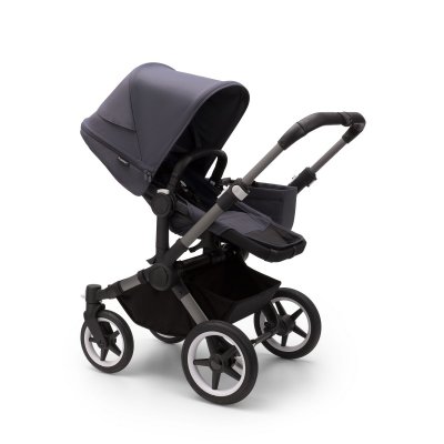 Bugaboo Donkey5 Kompletní kočárek Mono - Graphite/Stormy Blue/Stormy Blue - obrázek