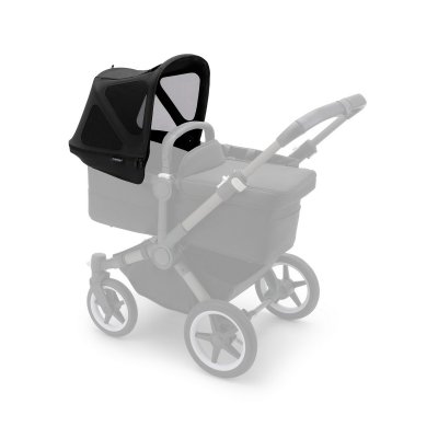 Bugaboo Donkey Prodyšná stříška - Midnight Black - obrázek