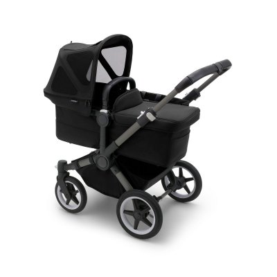 Bugaboo Donkey Prodyšná stříška - Midnight Black - obrázek