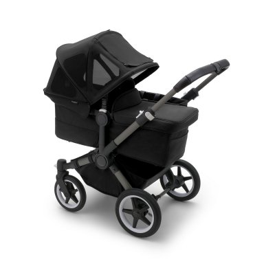 Bugaboo Donkey Prodyšná stříška - Midnight Black - obrázek