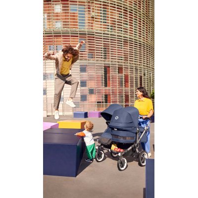 Bugaboo Donkey5 Duo Nástavec Classic - Dark Navy - obrázek