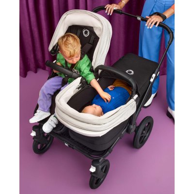 Bugaboo Donkey5 Duo Nástavec Mineral - Washed Black - obrázek