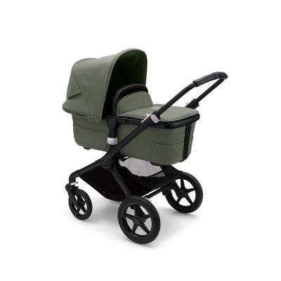 Bugaboo Fox3 Kompletní kočárek - Black/Forest Green/Forest Green - obrázek