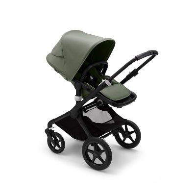 Bugaboo Fox3 Kompletní kočárek - Black/Forest Green/Forest Green - obrázek