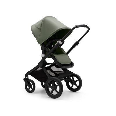 Bugaboo Fox3 Kompletní kočárek - Black/Forest Green/Forest Green - obrázek