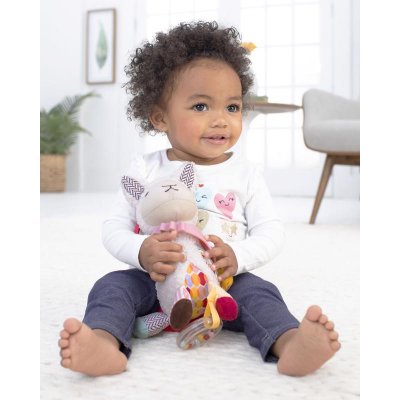 Skip Hop Hračka na C kroužku aktivní Bandana Buddies - Lama 0m+ - obrázek