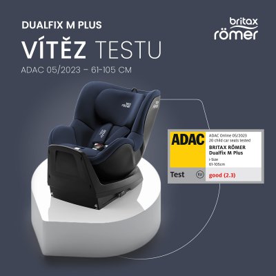 Britax Römer Dualfix M Plus - Midnight Grey - obrázek