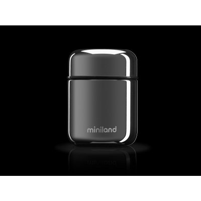 Miniland termoska na jídlo DeLuxe 280 ml - Silver - obrázek