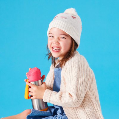 b.box termoska na pití sport 500 ml - Růžová/Oranžovoá - obrázek