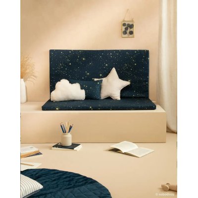 Nobodinoz Bebop Skládací matrace - Gold Stella/Night Blue - obrázek