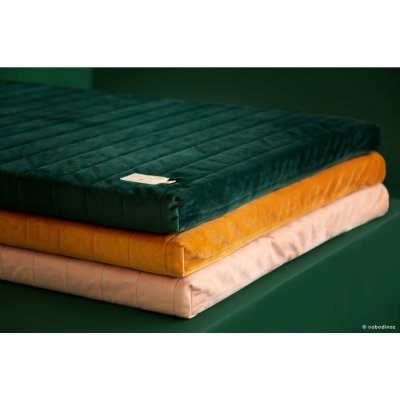 Nobodinoz Zanzibar Velvet Matrace na hraní - Jungle Green - obrázek