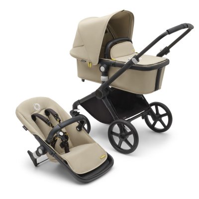 Bugaboo Fox Cub Kompletní kočárek - Black/Desert Beige - obrázek
