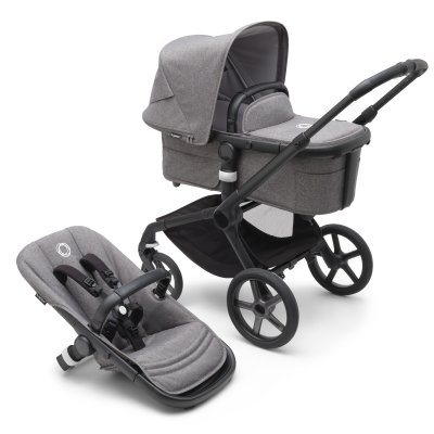 Bugaboo Fox5 Kompletní kočárek Black/Grey Melange - obrázek