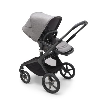 Bugaboo Fox5 Kompletní kočárek Black/Grey Melange - obrázek