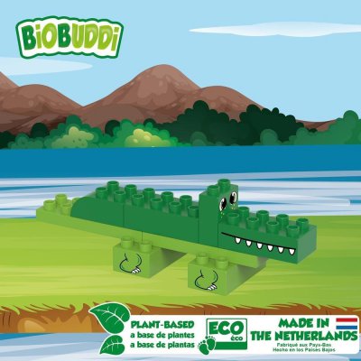 Biobuddi Stavebnice Crocodile - obrázek