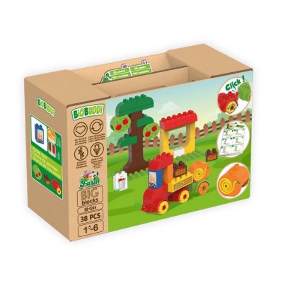 Biobuddi Stavebnice Apple Farm - Big - obrázek