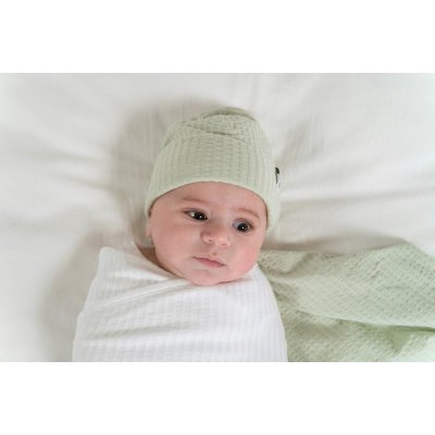 Lodger Beanie Seersucker Silk 6 - 12 měsíců - obrázek