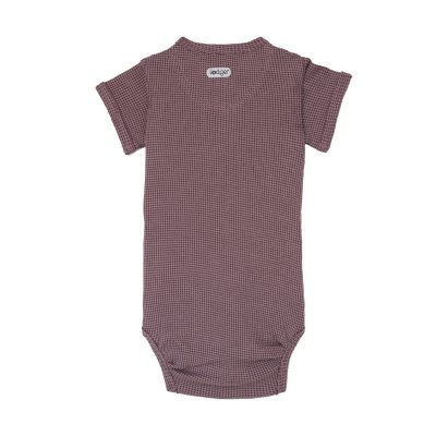 Lodger Romper Short Sleeves Ciumbelle Rose 80 - obrázek