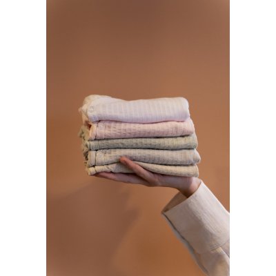 Lodger Romper SS Seersucker Birch 56 - obrázek