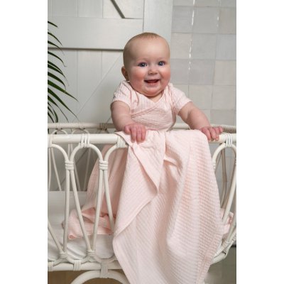 Lodger Romper SS Seersucker Tan 56 - obrázek