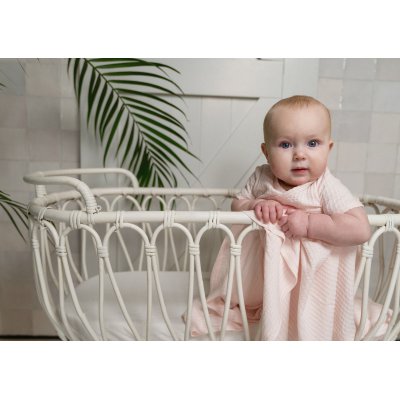 Lodger Romper SS Seersucker Tan 62 - obrázek