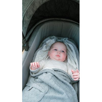 Lodger Romper LS Seersucker Steel 56 - obrázek