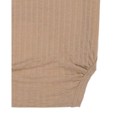 Lodger Romper LS Seersucker Beige 62 - obrázek