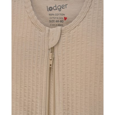 Lodger Hopper Sleeveless Seersucker Beige 86/98 - obrázek
