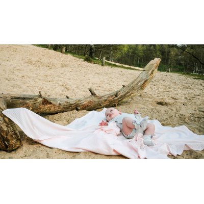 Lodger Slipper Seersucker Steel 0 - 3 měsíce - obrázek