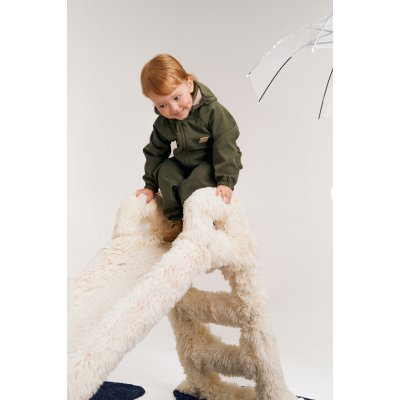 Leokid Softshellový overal - Green Moss vel. 9 - 12 měsíců (vel. 74) - obrázek
