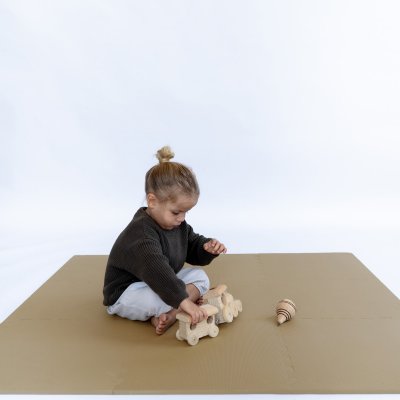 Toddlekind Classic Hrací podložka - Sandstone 130 x 130 cm - obrázek