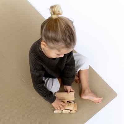 Toddlekind Classic Hrací podložka - Sandstone 130 x 130 cm - obrázek
