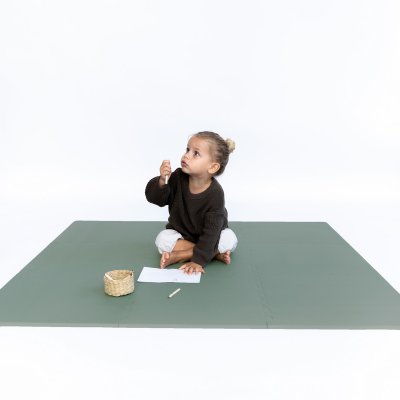 Toddlekind Classic Hrací podložka - Moss 130 x 130 cm - obrázek
