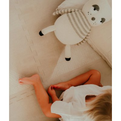 Toddlekind Prettier Hrací podložka Puzzle Kyte - Mocha 120 x 180 cm - obrázek