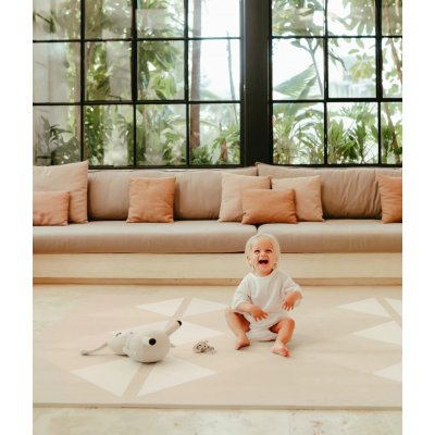 Toddlekind Prettier Hrací podložka Puzzle Kyte - Mocha 120 x 180 cm - obrázek