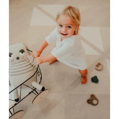 Toddlekind Prettier Hrací podložka Puzzle Kyte - Mocha 120 x 180 cm - obrázek