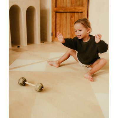 Toddlekind Prettier Hrací podložka Puzzle Kyte - Wheat 120 x 180 cm - obrázek